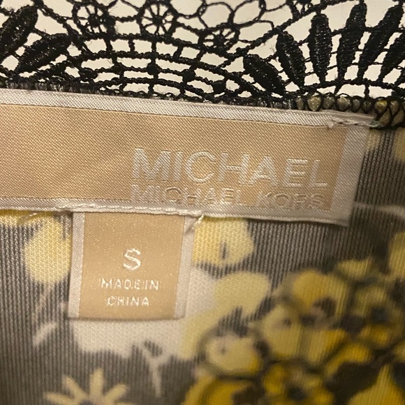 Michael Kors Yellow Flower Dress - Picture 4 of 4